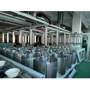 China Ligne de revêtement par centrifugation à 24 stations pour l'imperméabilisation de moulages de pâte à papier avec système de séchage à haute efficacité pour la vaisselle en bagasse et en bambou wholesale