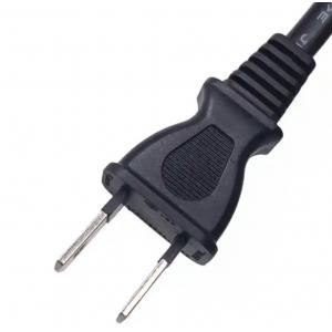 China Japan 2 Pin 125V Power Cord Plug Extension 7A For Laptop Power Cable supplier