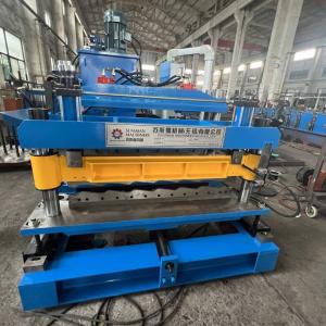 China 1220mm Width Galvanized Roof Metal Tile Making Machine Roof Tile Roll Forming Machine supplier