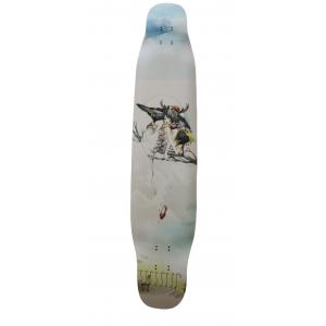 China Seven Layers Maple Dancing Longboard Deck Eco Friendly High Durability supplier