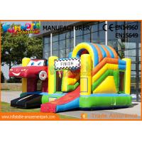 China 0.55mm PVC Play House Kids Castillos Inflables Bouncy Castle With Slide on sale