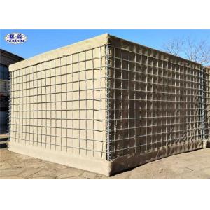 Sand And Earth Filled Military Hesco Barriers Collapsible for Homemade Protection