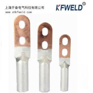China DTL 2 holes Bimetallic Copper Aluminum Cable Lug, DTL aluminium copper tubular terminals bimetallic cable lug wholesale