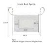 China Custom Printed Linen Sublimation Waist Aprons With Pockets Kitchen Coffee Shop Waiter Apron Sublimation wholesale