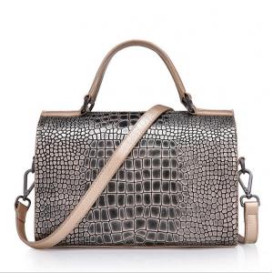 Serpentine Fashion Bags for Womens Genuine Leather Dress Evening Boston Bags