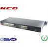 1U Rack Mounted Fiber Optic Media Converter / Fiber Optic Video Converter