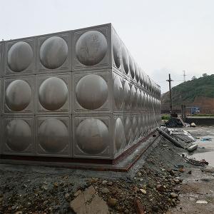 China 1.2mm - 3mm Hot Water Tank Insulated System , Welded 500 Gallon Stainless Steel Water Tank supplier