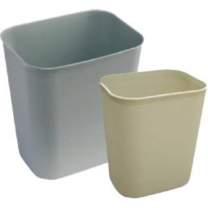 Rectangular  plastic trash bin Fireproof single layer plastic