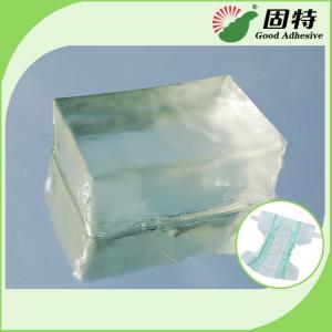 China Light Transparent Block Synthetic polymer resin Baby Diaper Industrial Hot Melt Glue Synthetic Polymer Resin supplier