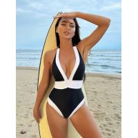 China Ladies One Piece Swimsuit With Medium Thickness Spandex And One Piece Style 1 Piece Bathing Suits on sale