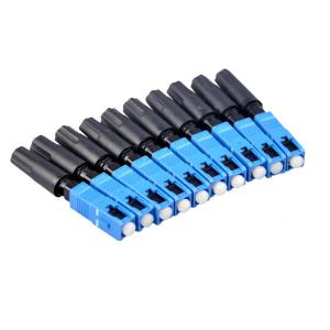 China Conector de fibra óptica OEM integrado en modo único 0.9 2.0 3.0mm Sc APC Conector rápido supplier