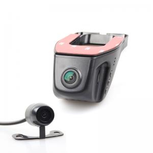 Dual Camera Wireless Car Dash Camera DVR With For Parking Monitoring Function