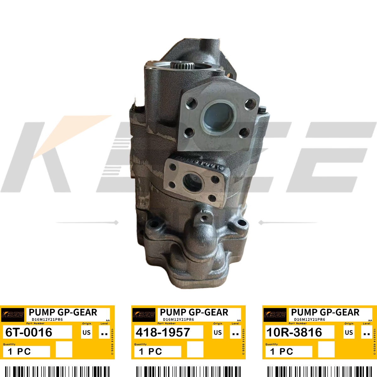 China KBZE 6T-0016 4181957 10R3816 NEW GEAR PUMP ASSY FITS CATERPILLAR D6H D7H TRACK TYPE TRACTOR wholesale