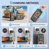 China Solar power bank with fast charging, wireless charging, hand-crank generator, 20000mAh, LED lighting, compass, infrared. wholesale