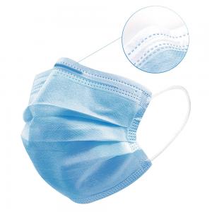 China Anti Flu Disposable Medical Mask 3 Layers PP Non Woven Standard Earloop Face Mask supplier