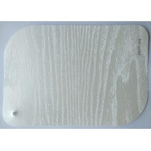 White Color Wood Texture PVC Membrane Foil For Furniture Surface Decoration