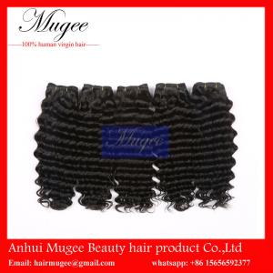 China unprocessed wholesale brazilian deep wave hair 100 percent raw virgin brazilian hair weave supplier