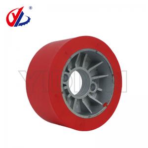 120*35*60mm Red Feeding Rubber Wheel Woodworking Machinery Accessories