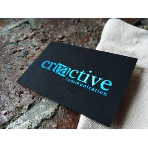 Luxury Offset Printing Foil Stamped Business Cards Free Sample For Events