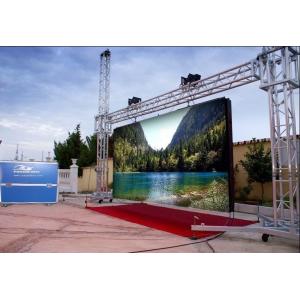 Flexible Outdoor LED Screen Rental / LED Panel Video Screen Low Consumption