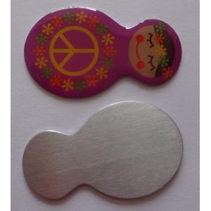 China smile cute girl  pin badge, new design metal gift badge ,printing badge sticker, supplier