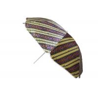 Sturdy Waterproof Portable Beach Umbrella , Outdoor Patio Umbrella Satin Fabric