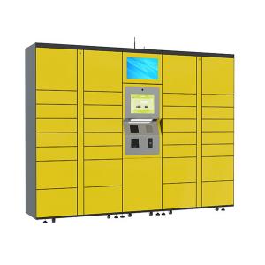 15 inch Touch Screen Parcel Delivery Lockers , Computer System Parcel Locker Service