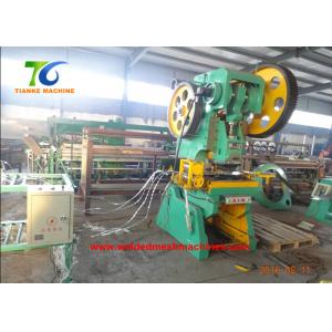 China Vertical BTO60 Razor Barbed Wire Machine 80kg/h Wire Coil Making supplier