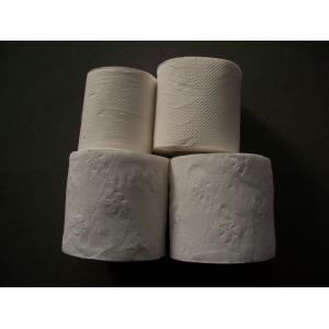 China Flower Embossed Toilet Tissue Paper Bath Tissue 2 Ply 10 Rolls supplier