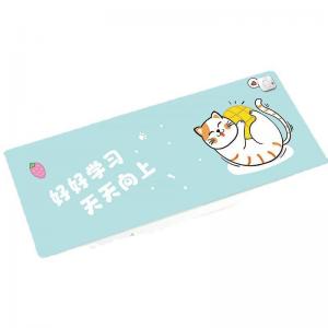 Cute Animal PU Leather Office and Home Warm Table Desk Mouse Pads Custom Heating mouse pad