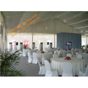 China Temporary Decorate Wedding Tents  Aluminum Structure Fire Retardant Marquee supplier