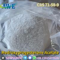 China Pharmaceutical Grade 99% Medroxyprogesterone Acetate Powder CAS 71-58-9 Door to door service on sale