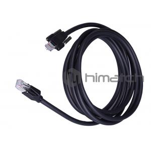 High Flex Cat5e/Cat6A Ethernet Cable / Industrial Ethernet Cable with Thumbscrew Lock For GiGE Camera