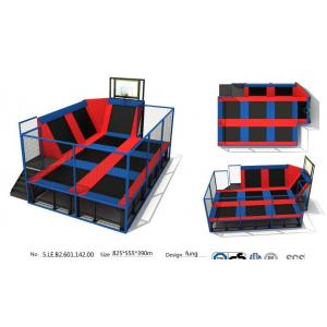 China 45M2 China Amusement Trampoline Park/Indoor Jumping Bed with Funny  Basketball Game supplier