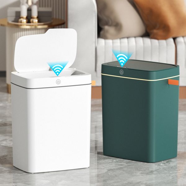 Intelligent Trash Can Smart Sensor Waterproof Dustbin Household Induction Garbage Bin Automatic Packing House Garbage Can