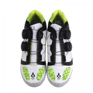 Carbon Fiber Cycling Trainers Mens Bright Color Printed Low Wind Resistance