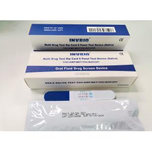 6 Panel Direct Saliva Drug Testing Kit CE Fda Approved