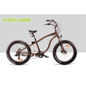 China 48V 500W Electric Beach Cruiser Bikes , 26 x 4.0 Fat Tire Beach Cruiser Electric Bike supplier