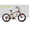 48V 500W Electric Beach Cruiser Bikes , 26" x 4.0 Fat Tire Beach Cruiser