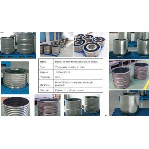China Screen Basket or Drum,Slot or Hole Basket for Pressure Screen supplier