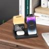 China LED Alarm Clock 6 In 1 Table Lamps with Fast Wireless Charger and Mobile Phone Holders wholesale