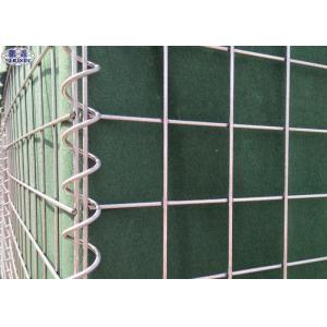 China Green Color Galvanized Military Hesco Barriers For Emergency Flood Control supplier