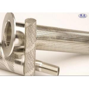 Stainless Steel Perforated Filter Tube , AISI 304 Punching Hole Stainless Mesh Tube