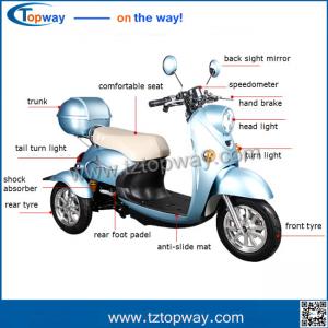 China 2017 New style 3 Wheel electric bike/ Led Electric tricycle/scooter for adult supplier