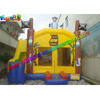 China Popular Pirate Inflatable Bouncer Slide , Bouncer Combo Slide With PVC Tarpualin on sale