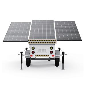 Emergency Charging Mobile Solar Generator Solar Power Trailer With 6*550W Solar Panels