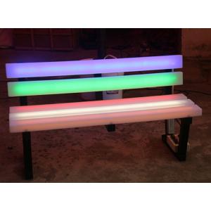 China LED Bench lights park chair auditorium outdoor leisure shopping mall rest waiting color charging remote control supplier