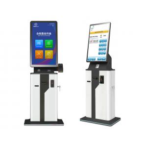 23.8inch 32inch Self Ordering Kiosk Bill Acceptor Payment Kiosk With Printer