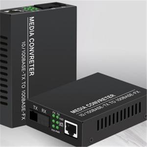 RJ45 Connector Single Mode Fiber Media Converter For telecommunications