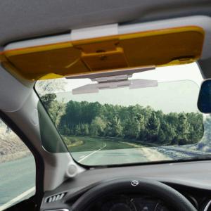 Night Car Sun Visor Day Driving , Anti Dazzle Sun Visor UV Filtering